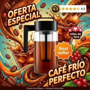 Rummershof Cold Brew Coffee Maker 1L – café frío concentrado sin BPA