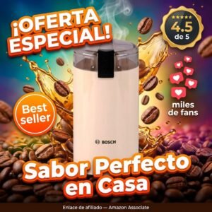 Bosch TSM6A017C – Molinillo de café eléctrico 180W
