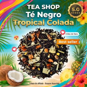 Té Negro Tropical Colada TEA SHOP – Sabor Verano