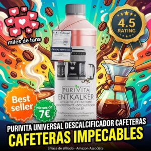 Descalcificador universal PURIVITA para cafeteras 500 ml
