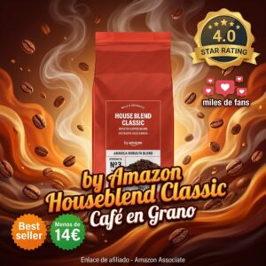 Café en Grano Houseblend Classic Arábica y Robusta 1 kg