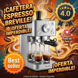 Breville Barista Slimline: cafetera espresso con espumador