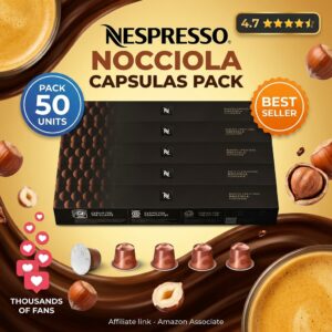 Capsulas Nespresso Nocciola con Sabor a Avellana – Pack 50