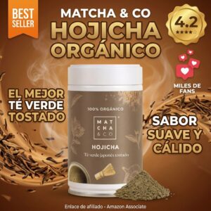 Hojicha Orgánico en Polvo de Japón de Matcha & CO – Té Tostado