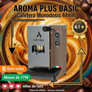Aroma Plus Basic Cafetera Monodosis 44mm Gris