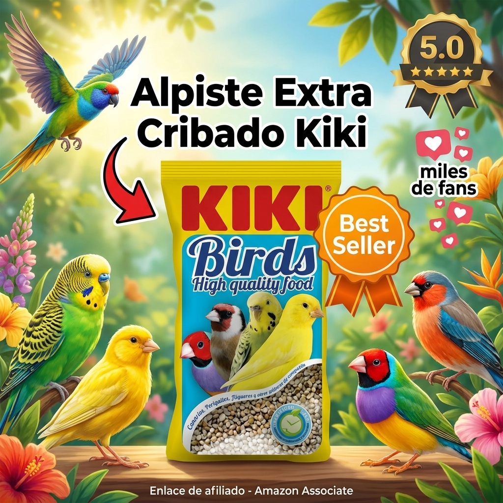 Peyca Alpiste Extra cribado para pajaros 1kg - Kiki