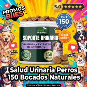 Suplemento urinario natural para perros 150 bocados
