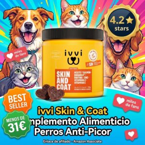 Suplemento ivvi para perros con picor y pelo