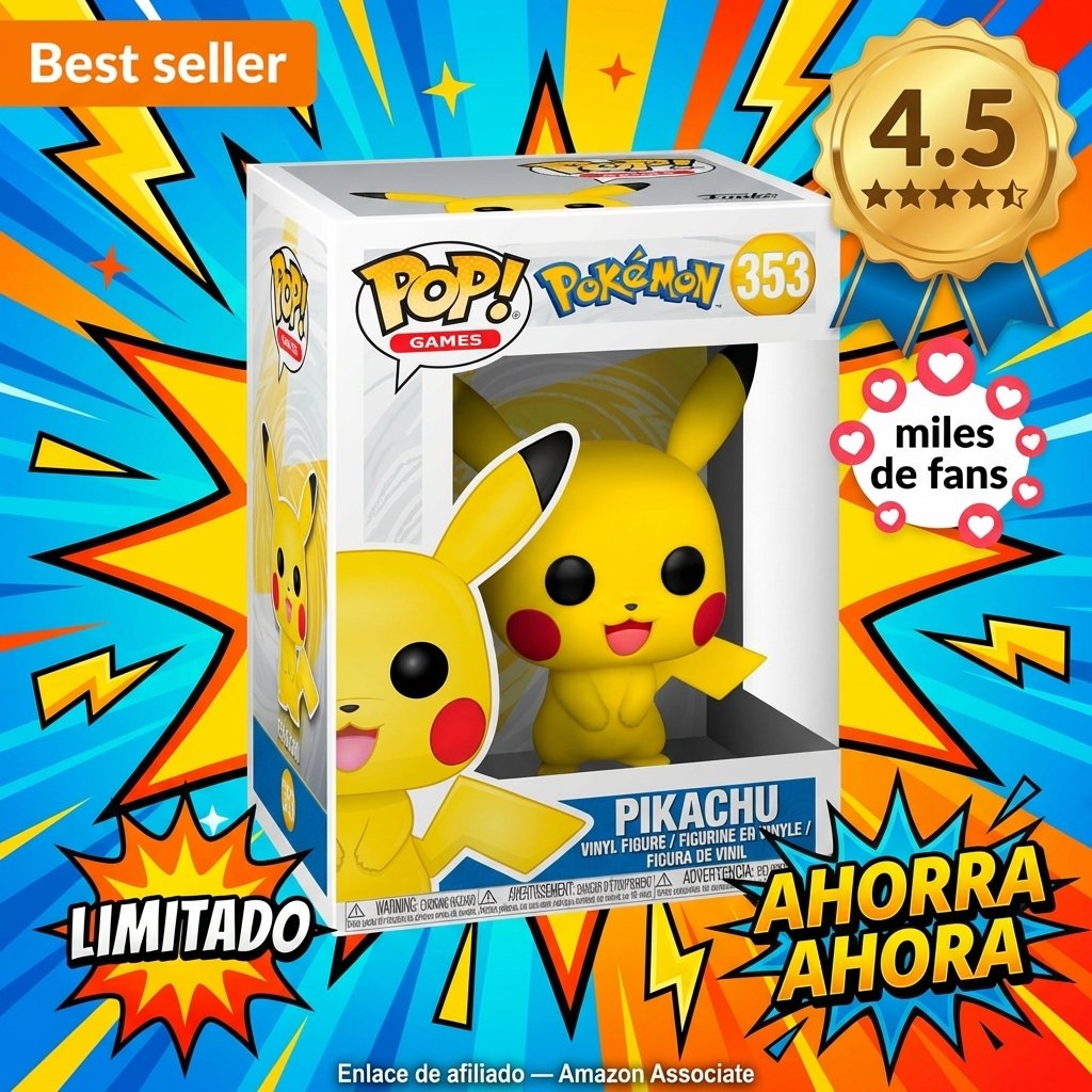 Funko Pop! Games Pokémon Pikachu figura de vinilo oficial