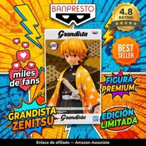 Banpresto Zenitsu Agatsuma 24cm – El luchador del trueno de Demon Slayer