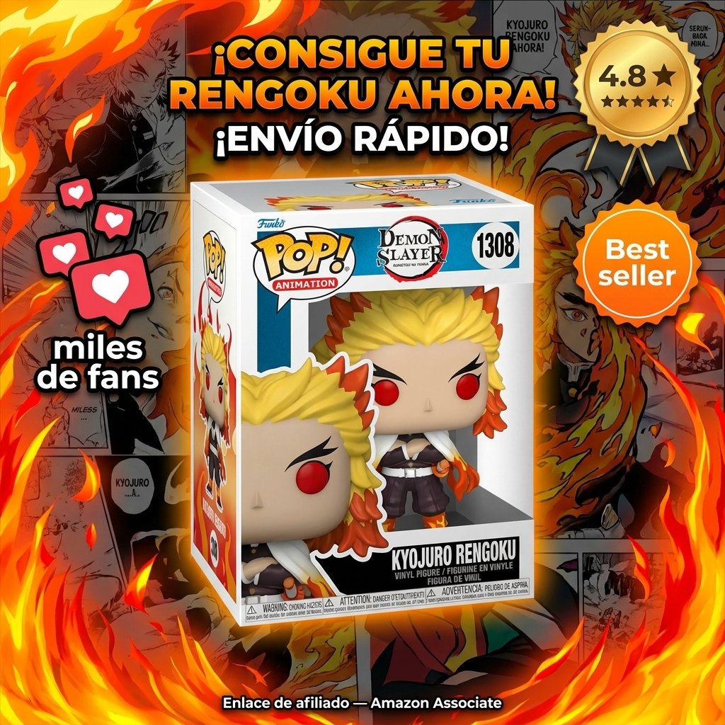 Funko Pop! Animation Demon Slayer - Rengoku Guardianes de la Noche