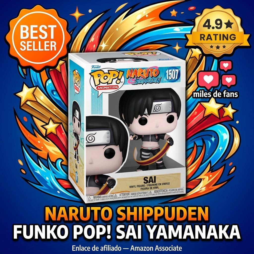 Funko Pop! Naruto Sai Yamanaka figura de vinilo oficial
