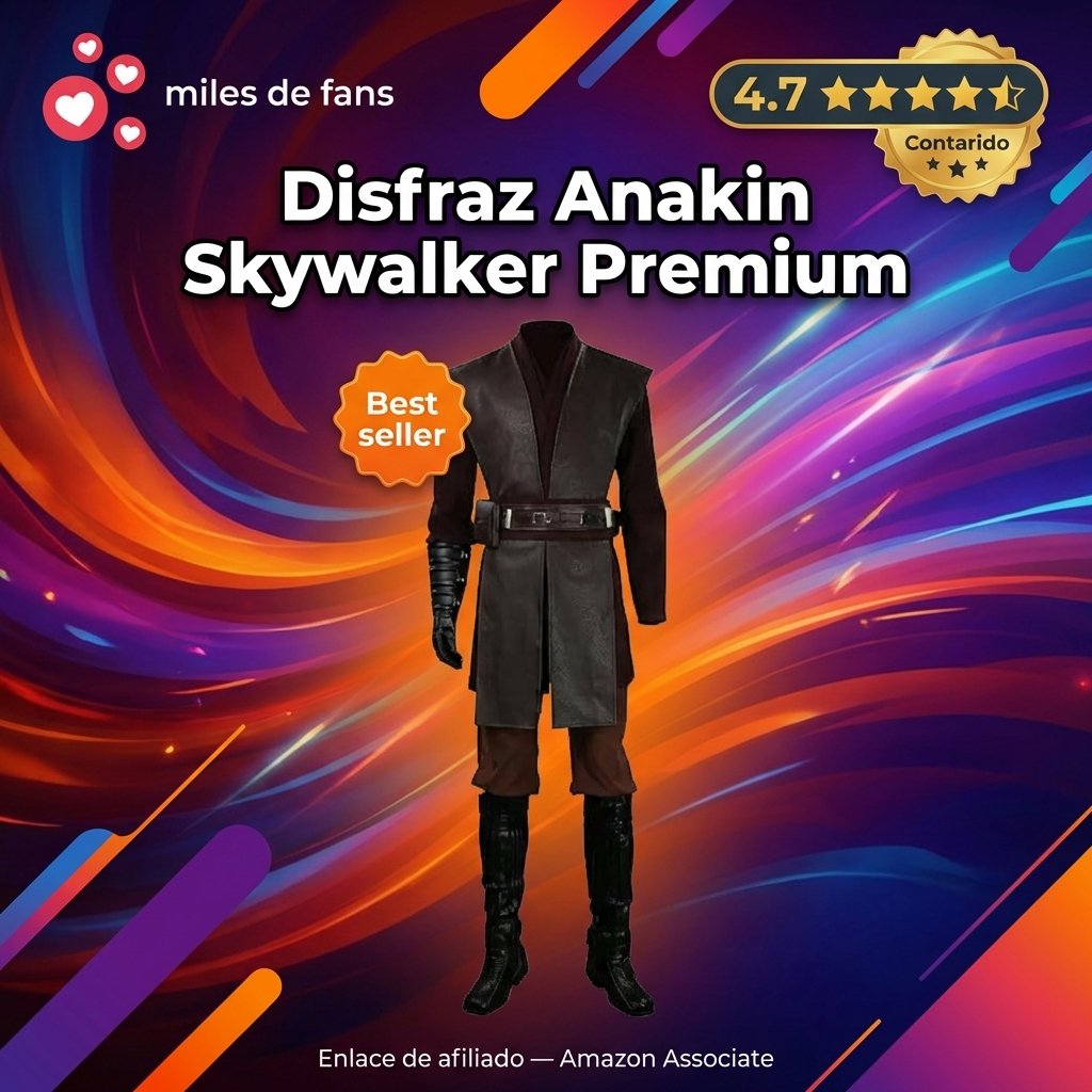 Disfraz Anakin Skywalker Darth Vader Star Wars set premium con accesorios