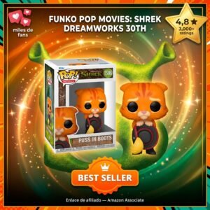 Funko Pop! Puss in Boots Shrek 30th — Edición especial 30 aniversario figura de vinilo oficial