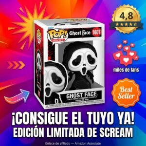 Funko Pop! Ghostface Scream — La figura oficial del icono del terror figura de vinilo oficial