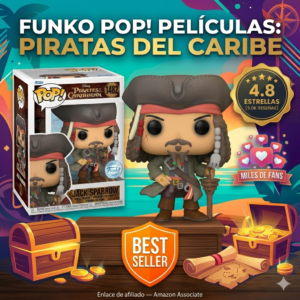 Funko Pop! Jack Sparrow Piratas del Caribe figura de vinilo oficial