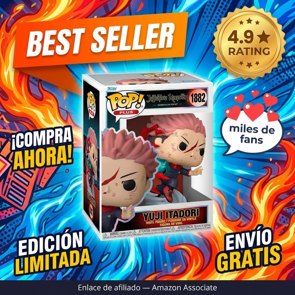 Funko Pop! Jujutsu Kaisen Yuji Itadori figura de vinilo oficial