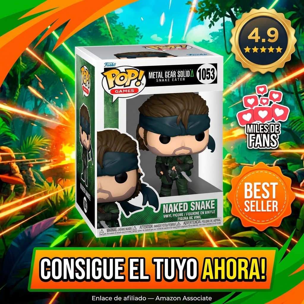 Funko Pop! Games Metal Gear Naked Snake figura de vinilo oficial