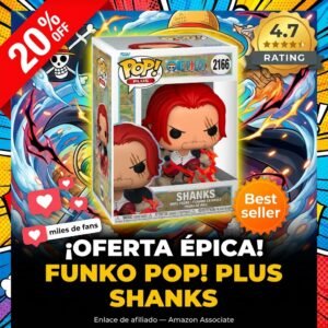 Funko Pop Shanks One Piece Plus – El Yonko del Grand Line