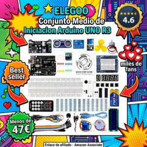 Kit Arduino ELEGOO para principiantes – Todo incluido