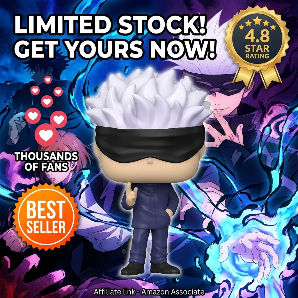 Funko POP! Animation: Jujutsu Kaisen - Satoru Gojo - Figuras Miniaturas Coleccionables Para Exhibición - Idea De Regalo - Mercancía Oficial - Juguetes Para Niños Y Adultos - Fans De Anime