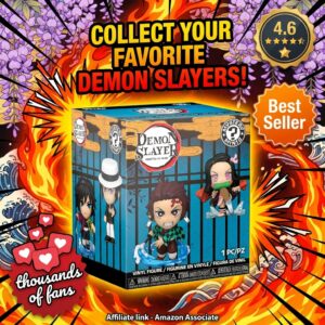 Funko Mystery Mini Demon Slayer 1 de 12 Personajes Sorpresa