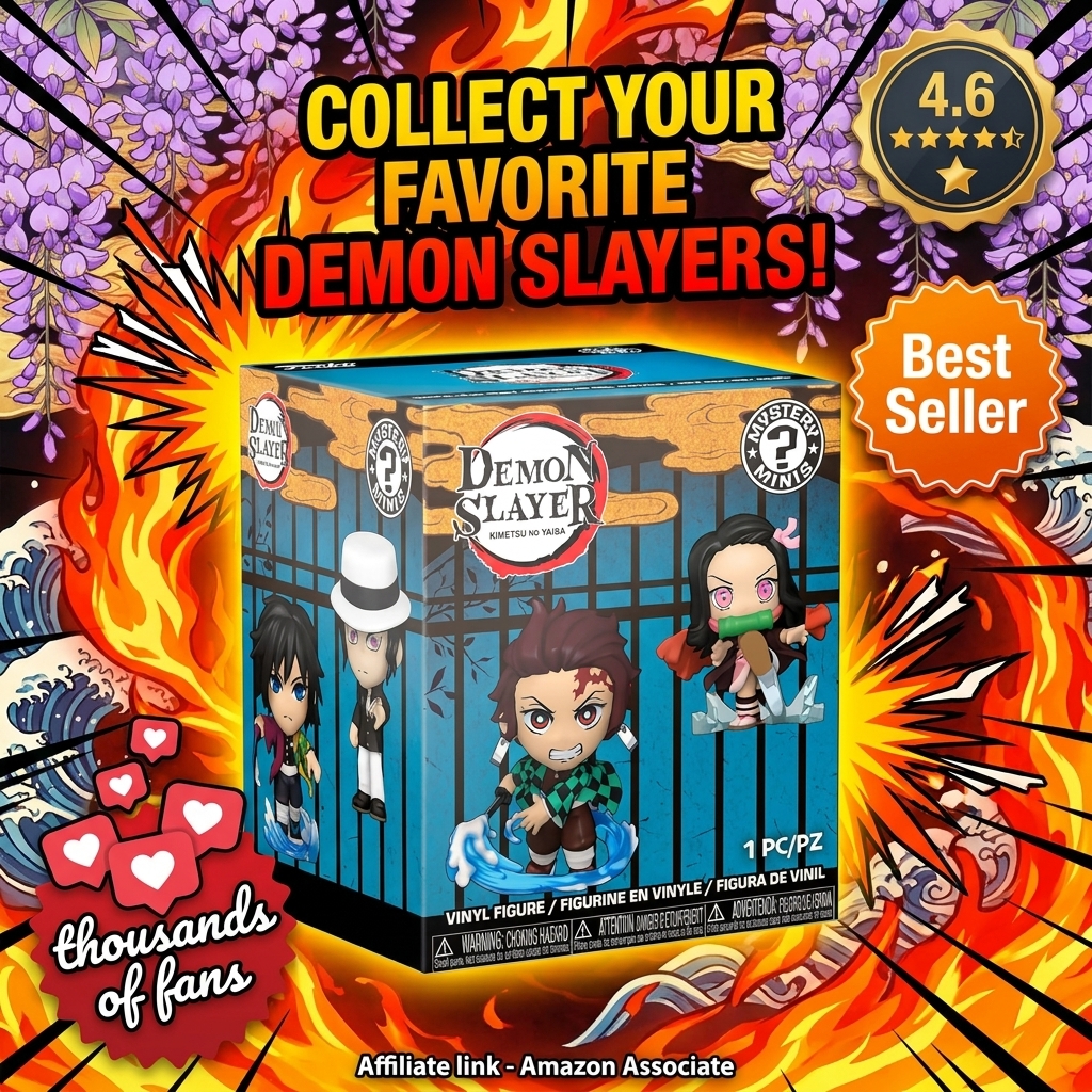 Funko Mystery Mini - Demon Slayer - 1 of 12 To Collect - Styles Vary - Guardianes de la Noche - Minifigura de Vinilo Coleccionable - Idea de Regalo - Mercancia Oficial - Anime Fans para Exhibir