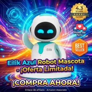 Eilik Azul – Robot mascota inteligente interactivo