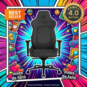 Corsair TC500 Luxe – Silla gaming tejido transpirable premium