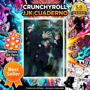 Cuaderno Jujutsu Kaisen oficial Crunchyroll – JJK merch