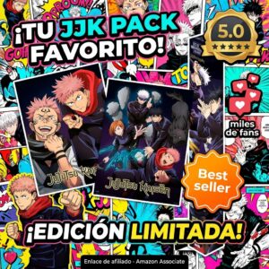 Poster Jujutsu Kaisen oficial – Pack 2 unidades 38×52 cm