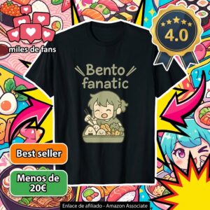 Camiseta anime chibi Bento Box – Kawaii y original