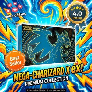 Pokemon Coleccion UltraPremium Mega-Charizard X ex – 18 sobres
