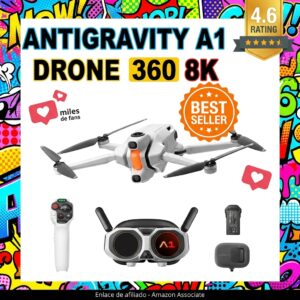 Antigravity A1: el drone 360° 8K con vuelo inmersivo FPV