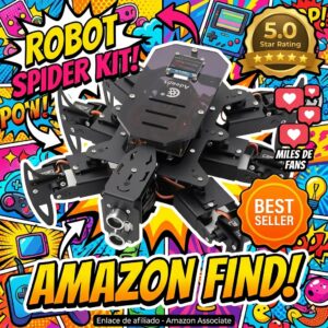 Adeept Hexapod Spider Robot Kit STEM – Arduino y Python