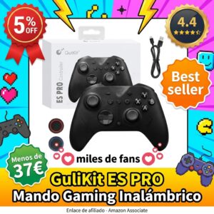 GuliKit ES PRO: mando gaming con sticks TMR sin drift