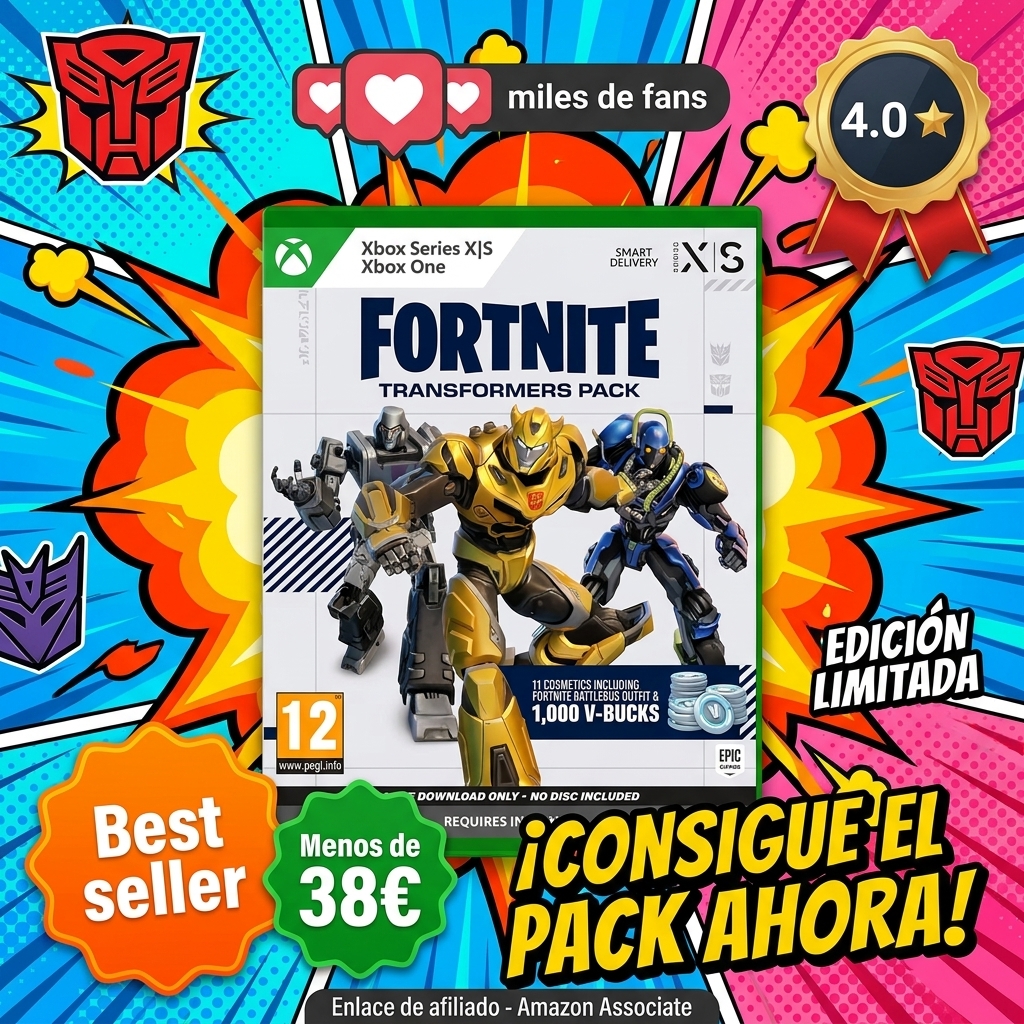 Fortnite Transformers Pack (Game Download Code in Box) - Xbox Series