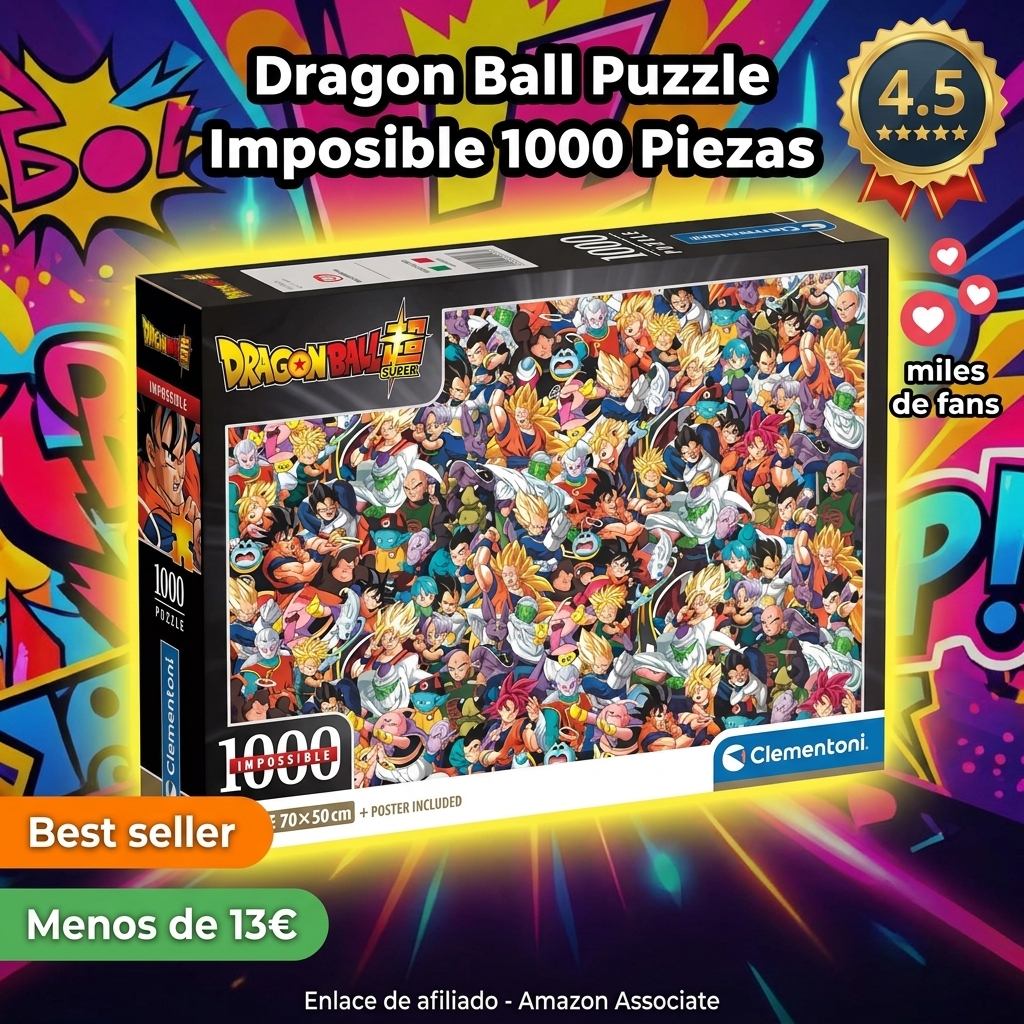 Dragon Ball Puzzle Imposible 1000 Piezas