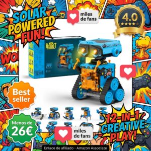 Kit de robot solar 12 en 1 para niños
