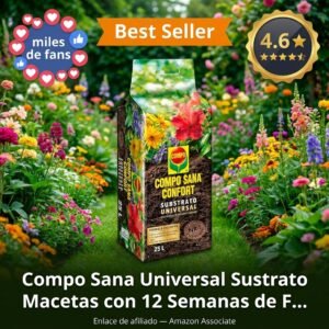 Compo Sana Universal Sustrato Macetas – 12 semanas de fertilizante incluido