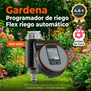Gardena Programador Riego Flex – Riego automatico para terraza y balcon