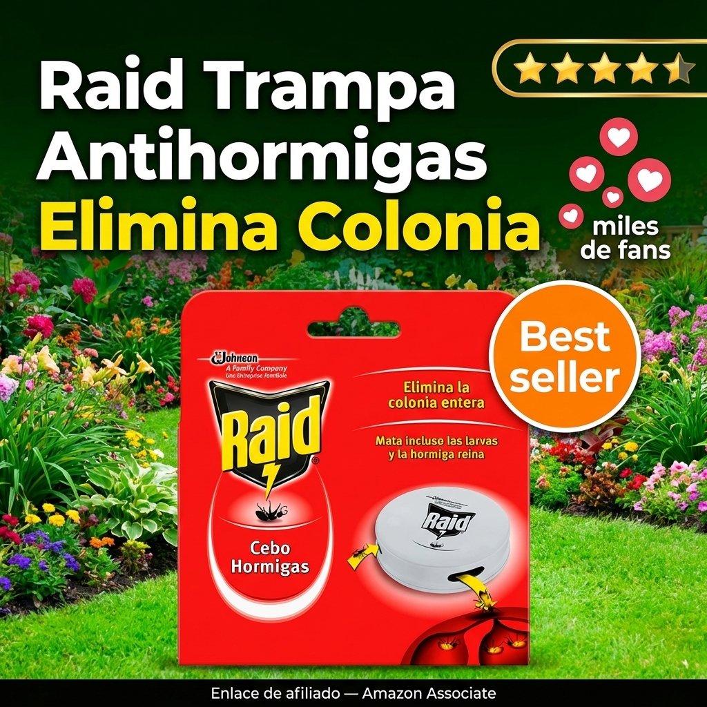 Raid Trampa Antihormigas Elimina Colonia 1 Unidad