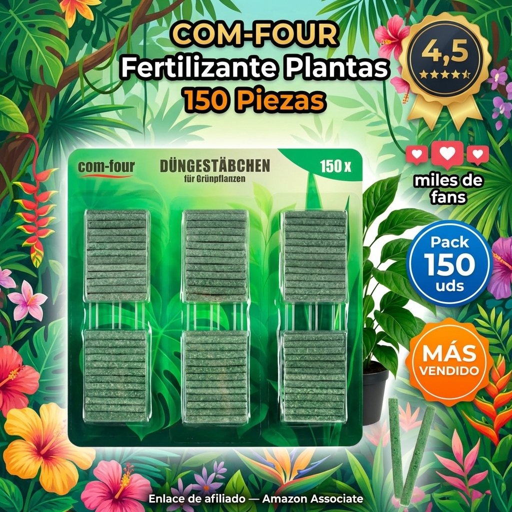 COM-FOUR Fertilizante Plantas 150 Piezas