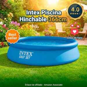 Piscina Hinchable Intex Easy Set 366 cm para 5 Personas