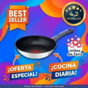 Tefal Daily Cook Sartén 20 cm – Apta Inducción Antiadherente