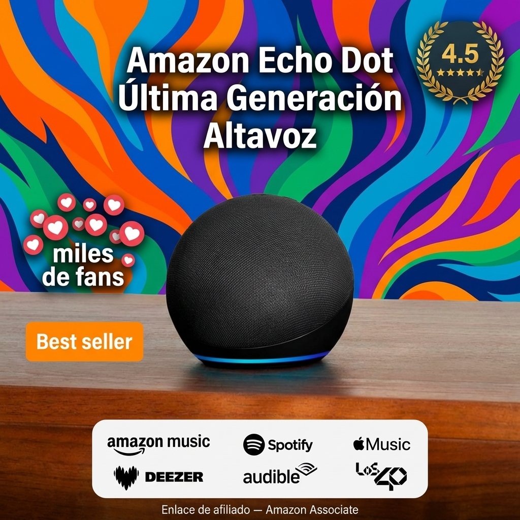 Amazon Echo Dot Última Generación Altavoz Alexa