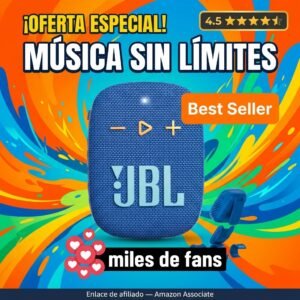 JBL Wind 3S – Altavoz Bluetooth para bicicleta con IP67