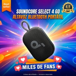 Soundcore Select 4 Go – Altavoz Bluetooth IP67 20h