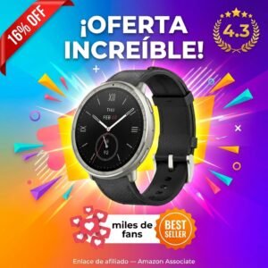 Amazfit Active 2 – Smartwatch GPS con NFC y 10 dias de bateria