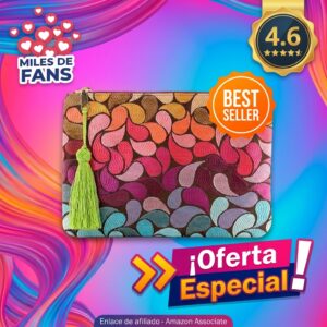 Clutch bohemio Otto Angelino: bolso de mano para mujer